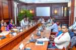 දිට්වා නිසා හානි වූ සමාජ යටිතල පහසුකම් ප්‍රතිසංස්කරණවල ප්‍රගති සමාලෝචනය කරයි