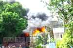 කටුවාන කර්මාන්ත පුරයේ කර්මාන්ත ශාලාවක ගින්නක්