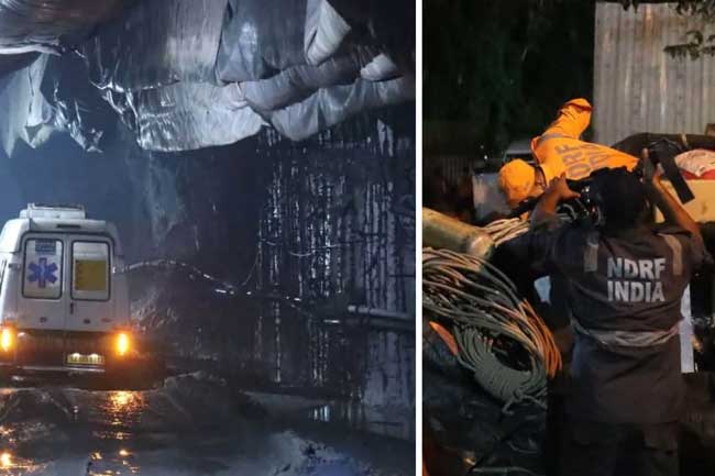ඉන්දියාවේ විදුලි බලාගාරයක් ආශ්‍රිත උමගක පිපිරීමක් - 10ක් මරුට