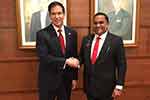 ඇමති විජිත සහ අමෙරිකානු රාජ්‍ය ලේකම් මාර්කෝ රූබියෝ අතර හමුවක් 