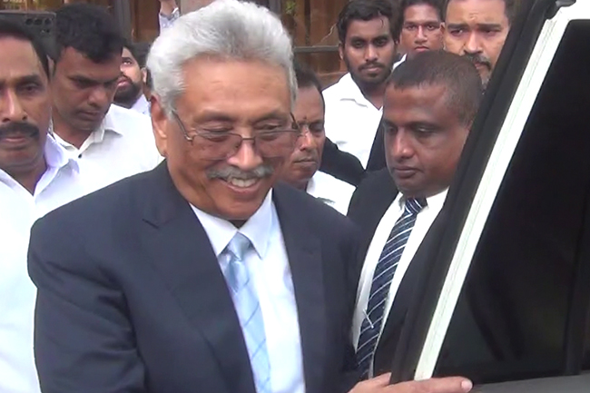ගෝඨාභයගේ රිට් පෙත්සමේ සවිස්තරාත්මක වාර්තාව