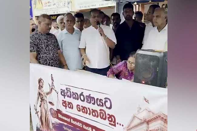 ප්‍රජාතන්ත්‍රවාදය සහ නීතියේ ආධිපත්‍යය ආරක්ෂා කිරීමට මහජන පෙත්සමක්