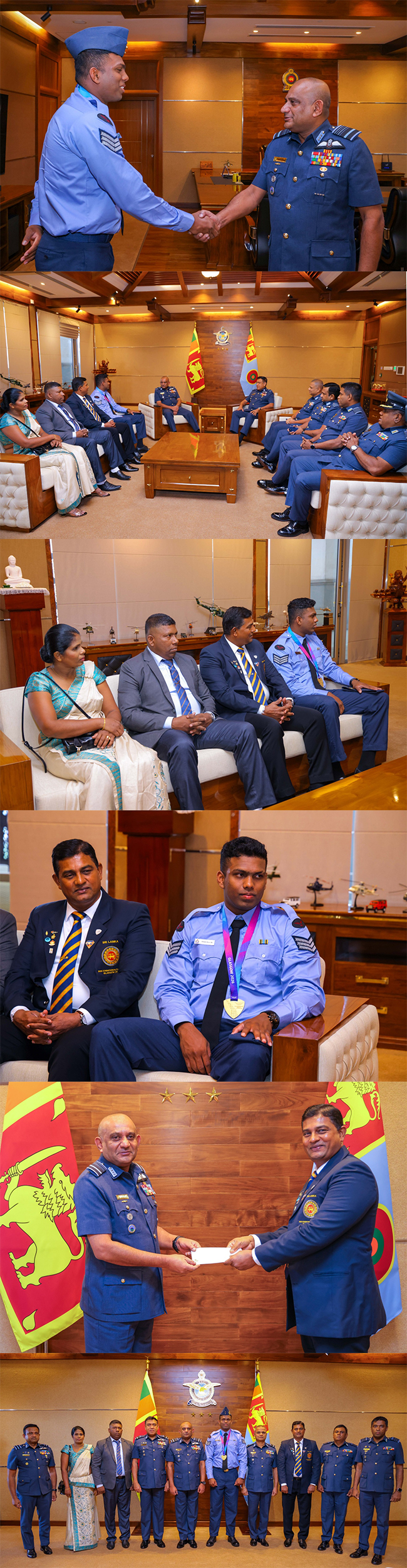රුමේෂ් තරංගට ගුවන් හමුදාවෙන් උසස්වීමක්