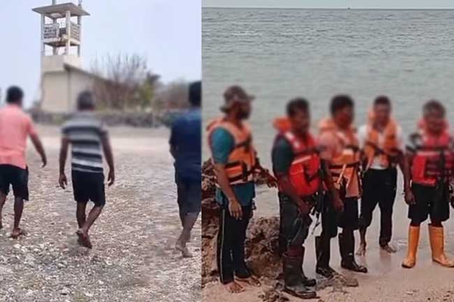 අනතුරට පත් යත්‍රාවේ සිටි ඉන්දීය ධීවරයින් 11දෙනාම බේරාගනී