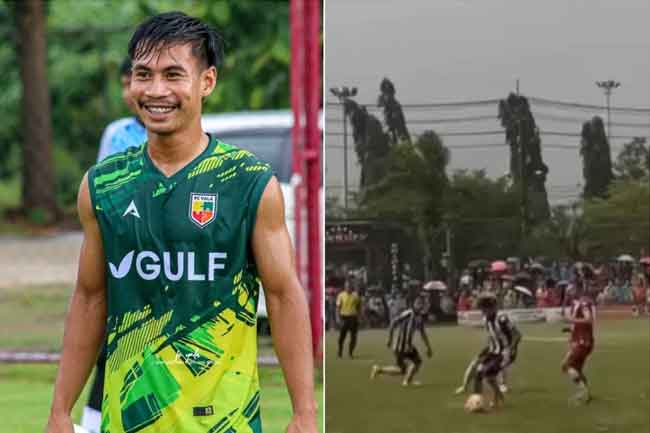 අකුණු සැරවැදී පාපන්දු ක්‍රීඩකයෙකු පිටියේදීම මරුට