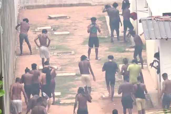 තුවාල ලැබූ පල්ලන්සේන බන්ධනාගාරයේ රැඳවියන් 28ක් වැලිකඩ රෝහලට