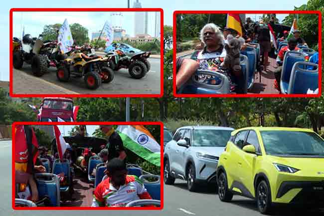 දෙරණ සිග්නල් කොළඹ ජාත්‍යන්තර සරුංගල් සැණකෙළියට සමගාමීව රථ පෙළපාලිය ඇරඹෙයි