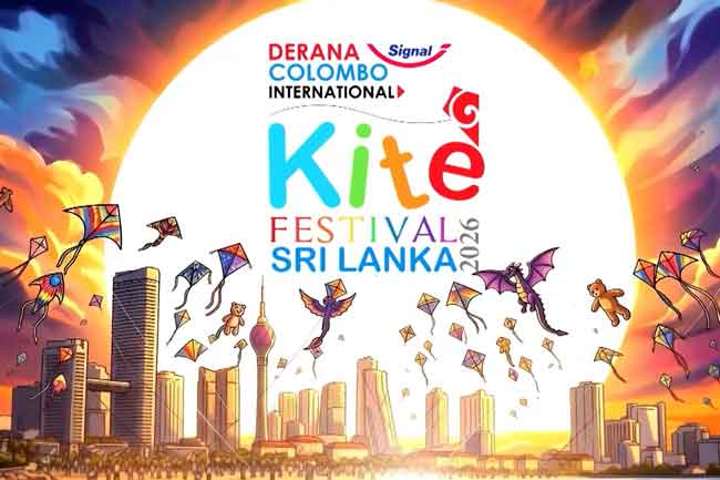 දෙරණ සිග්නල් කොළඹ ජාත්‍යන්තර සරුංගල් සැණකෙළිය අද