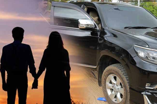 සැප රියෙන් ගංජා ඇද්ද තරුණ අඹුසැමි යුවළක් මාට්ටු