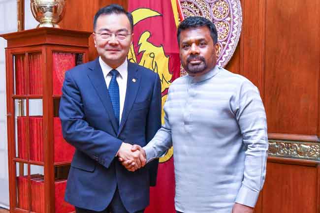 ජනපති සහ විදෙස් ආයෝජක පිරිසක් අතර හමුවක් 