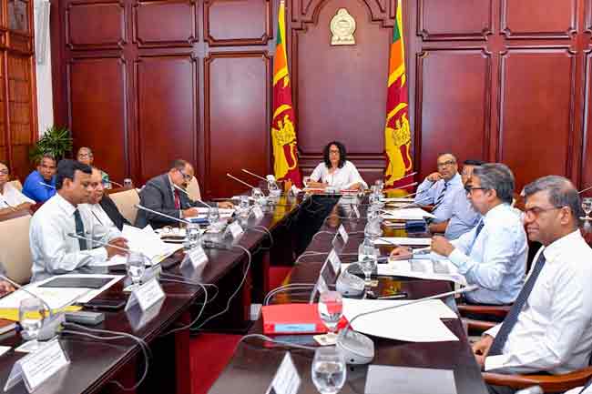 Rebuilding Sri Lanka ජනාධිපති කාර්ය සාධක බලකාය රැස්වෙයි
