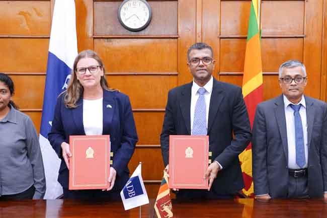 ADB වෙතින් මිලියන 200ක ණයක් සඳහා ගිවිසුම් අත්සන් තැබෙයි