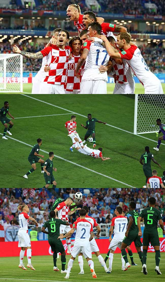 FIFA 2018 - நைஜீரியாவை வீழ்த்தியது குரோசியா 