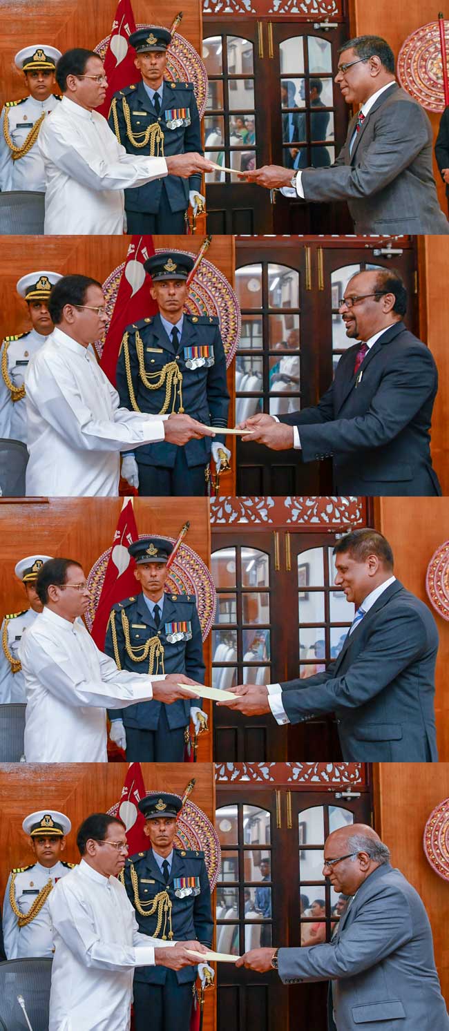 உயர் மற்றும் மேன்முறையீட்டு நீதிமன்ற நீதிபதிகள் பதவியேற்பு