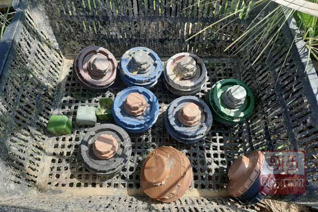 முல்லைத்தீவு வட்டுவாகல் பகுதியில் மிதிவெடிகள் மீட்பு  