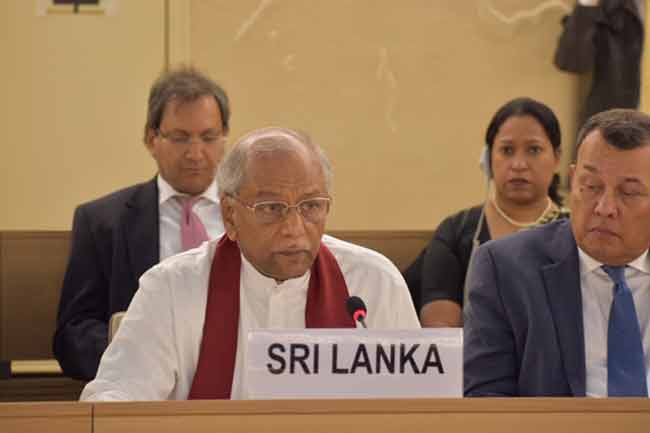 தினேஸ் குணவர்தன UNHRCயில் சமர்ப்பித்த எழுத்து மூலமான புதுப்பித்தல் அறிக்கை (தமிழில்)