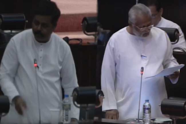 சிறிதரன் மற்றும் டக்ளஸ் பாராளுமன்றில் ஆற்றிய உரை!