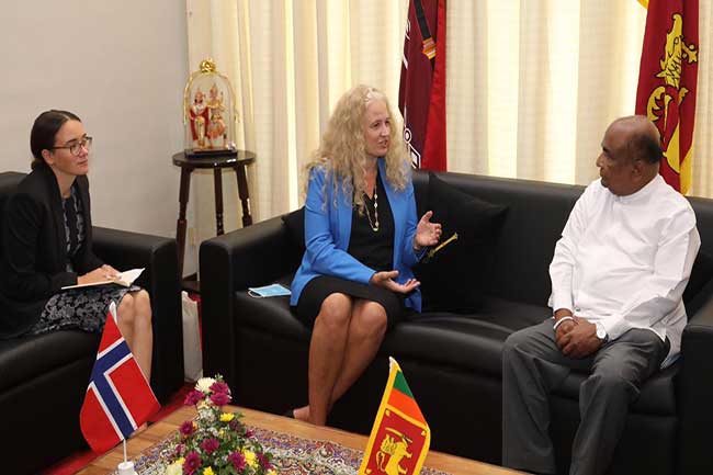 சபாநாயகருடன் நோர்வே தூதுவர் சந்திப்பு