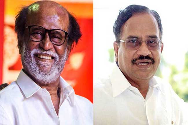  ரஜினியுடன் தமிழருவி மணியன் சந்திப்பு 