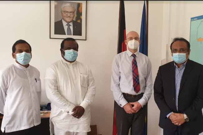 ஜெர்மனிய தூதுவருடன் கூட்டமைப்பினர் சந்திப்பு!