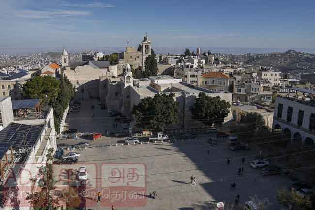 பெத்லகேமில் நிறுத்தப்பட்ட நத்தார் கொண்டாட்டங்கள்