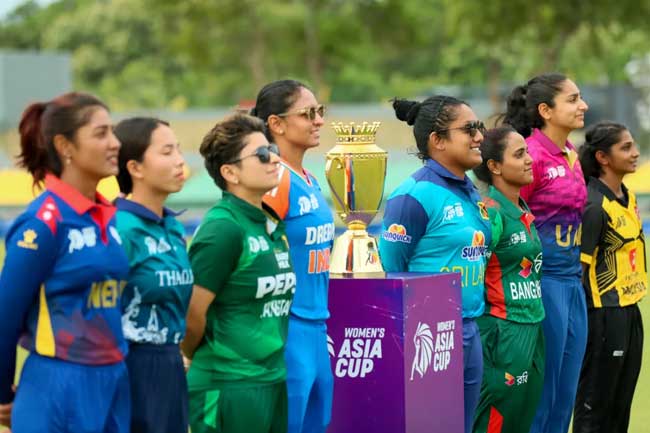 ஆசிய கிண்ண மகளிர் கிரிக்கெட் போட்டி இன்று முதல்...