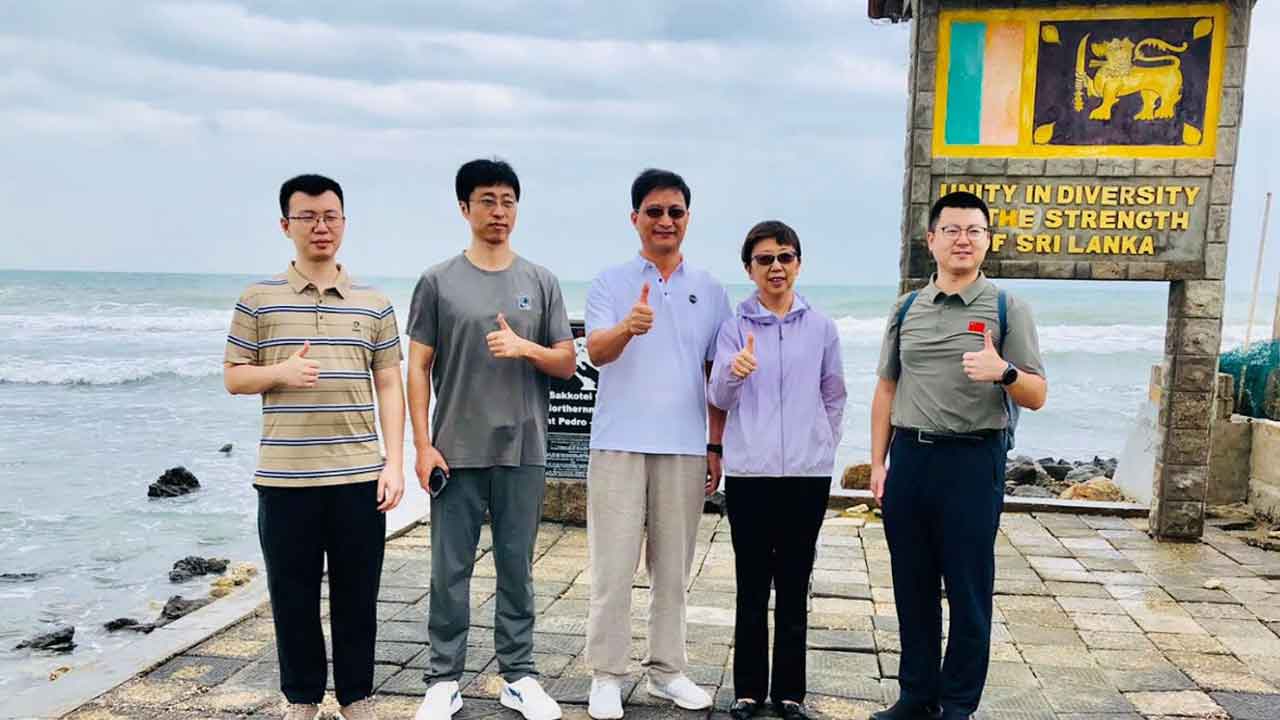 பருத்தித்துறையில் சீன தூதர் மகிழ்ச்சி!