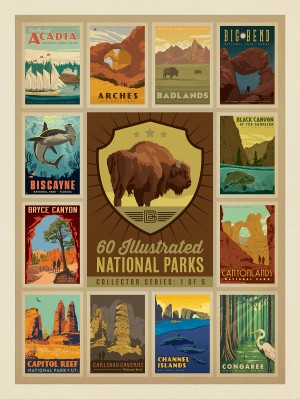 National Parks Collector Series: 1 of 5