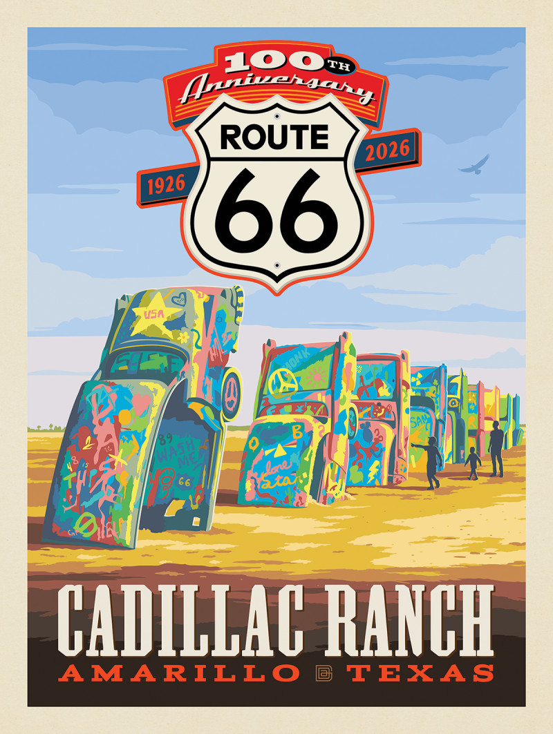 100th Anniversary Of Route 66 (Cadillac Ranch)