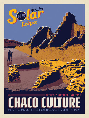 Annular Solar Eclipse: 2023 Chaco Culture Natural History Park, NM