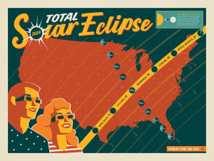 2024 Total Solar Eclipse Map