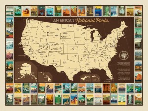 63 National Parks: Map Of USA