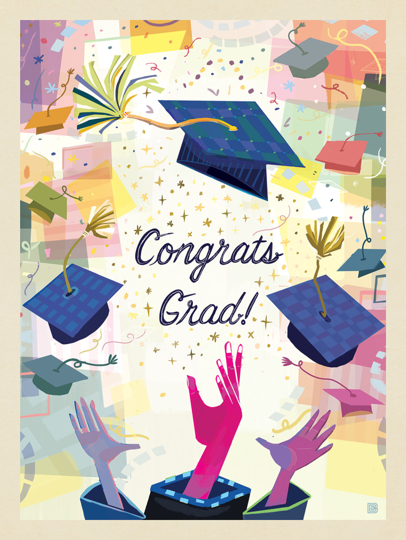 A Greeting Card: Congrats Grad!