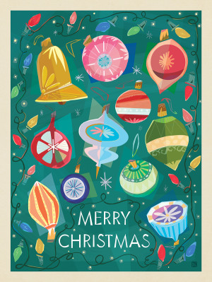 A Greeting Card: Merry Christmas