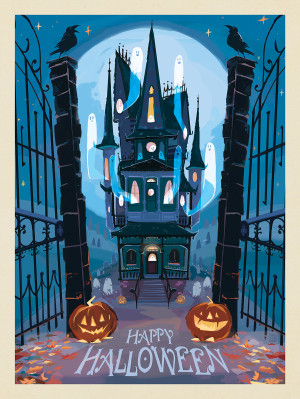 A Greeting Card: Happy Halloween