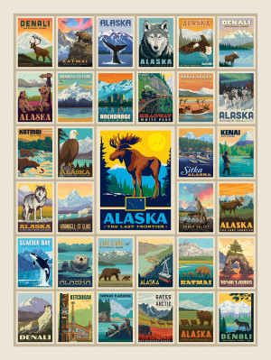 Alaska: Multi-Image Print