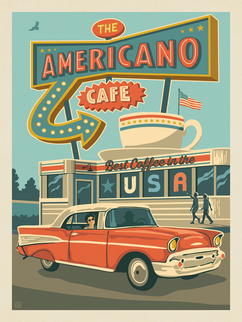 Americano Cafe (Best Coffee In The USA)