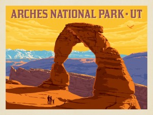 Arches National Park: Delicate Arch Sunset (Horizontal)