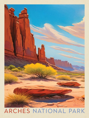 Arches National Park: Park Avenue Trailhead