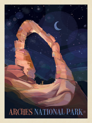 Arches National Park: Star Gazing (Mod Design)