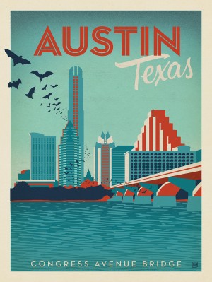 Austin, TX Congress Ave. Bridge