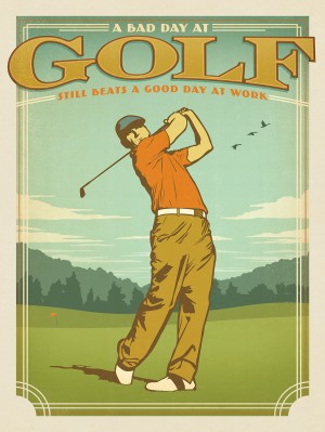 Bad Day at Golf vs. Good Day at Work