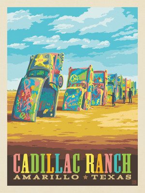 Cadillac Ranch: Amarillo, Texas