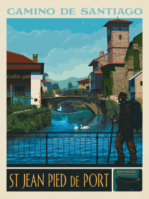 Camino De Santiago Trail: 01 St Jean Pied De Port