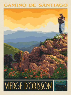 Camino De Santiago Trail: 02 Vierge d’Orisson