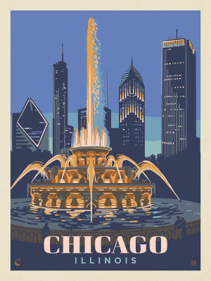 USA-Chicago, IL: Fountain Of Light