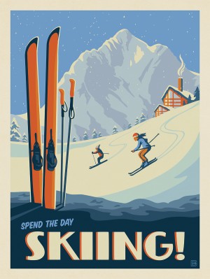 Classic Ski Design: Spend The Day Skiing! 