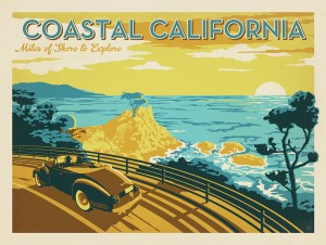Coastal California: Horizontal Print
