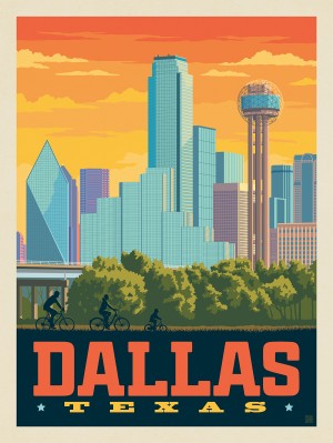 Dallas, Texas: Sunset Skyline