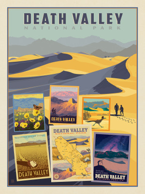 Death Valley National Park: Collage Print